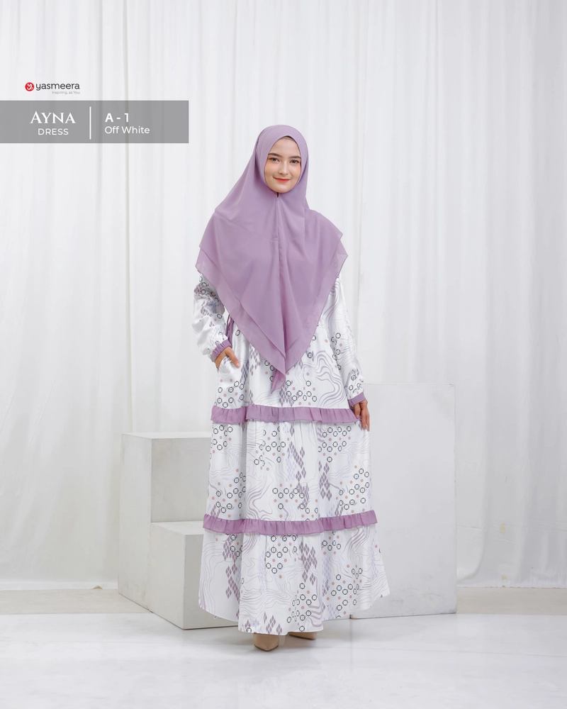 Product image Yasmeera Official - Baju Gamis Ayna XS OFF WHITE